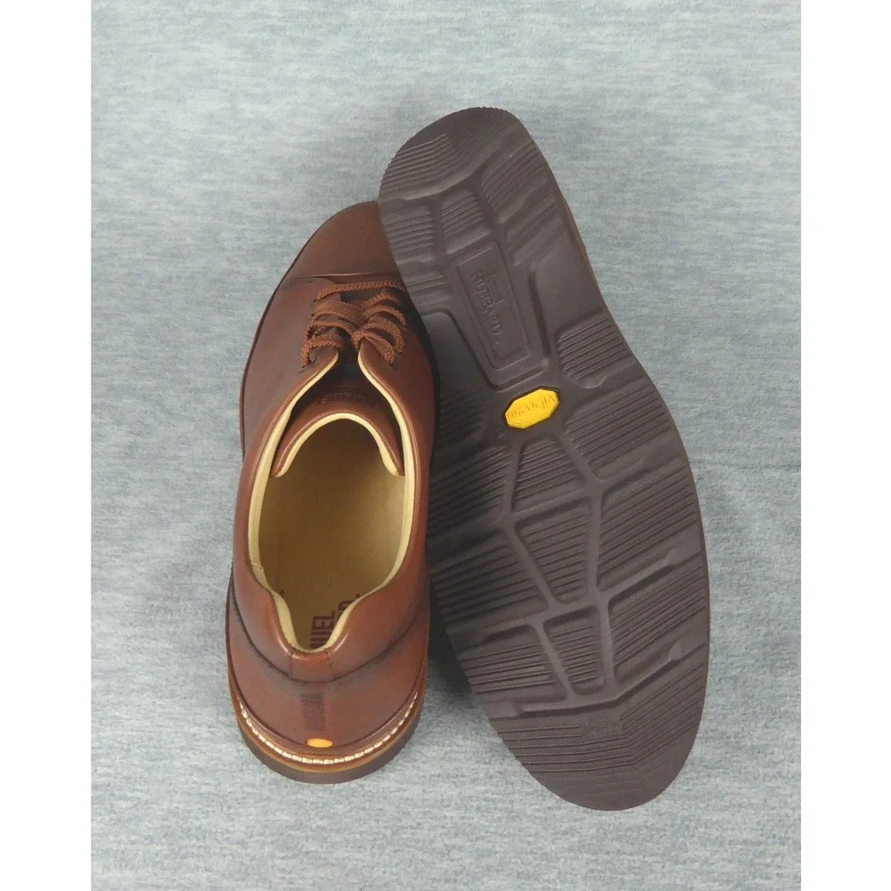 Samuel Hubbard Dress Fast Mens 13 M Cognac Leather Oxford Shoes M1310-165